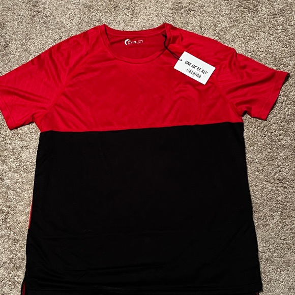 Zyia Mens Red Block Adventure Shirt - Picture 2 of 2